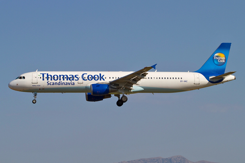 Thomas Cook Airlines Scandinavia Airbus A321-211 (OY-VKC) at  Palma De Mallorca - Son San Juan, Spain