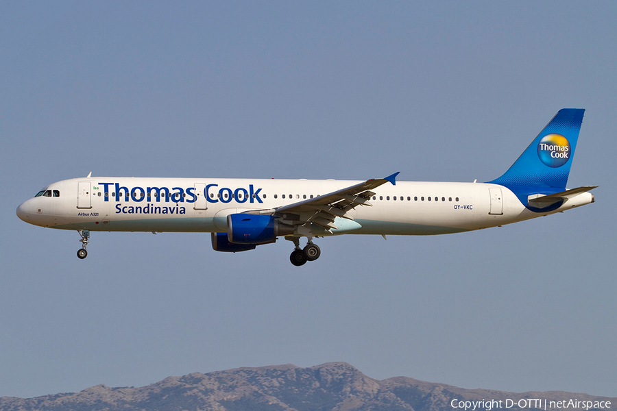 Thomas Cook Airlines Scandinavia Airbus A321-211 (OY-VKC) | Photo 367142