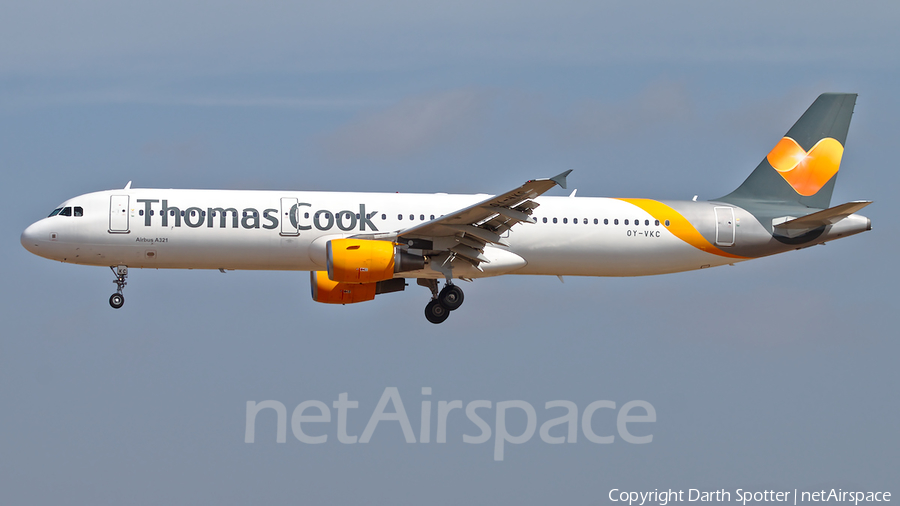 Thomas Cook Airlines Scandinavia Airbus A321-211 (OY-VKC) | Photo 376013
