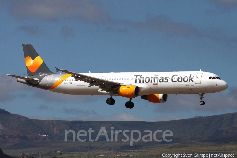 Thomas Cook Airlines Scandinavia Airbus A321-211 (OY-VKC) | Photo 142181