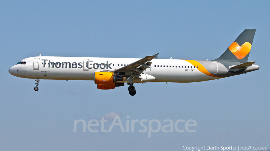 Thomas Cook Airlines Scandinavia Airbus A321-211 (OY-VKC) | Photo 267725