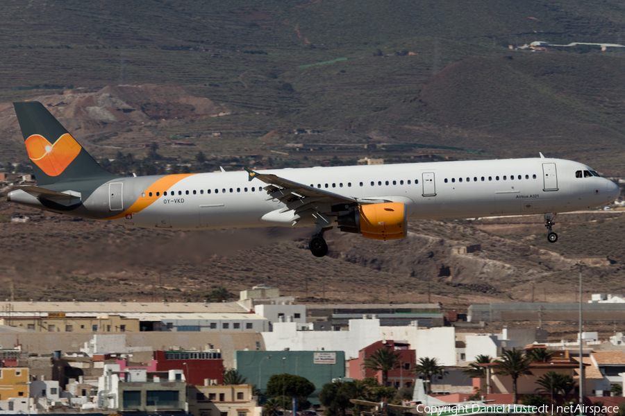 Sunclass Airlines Airbus A321-211 (OY-VKD) | Photo 413031