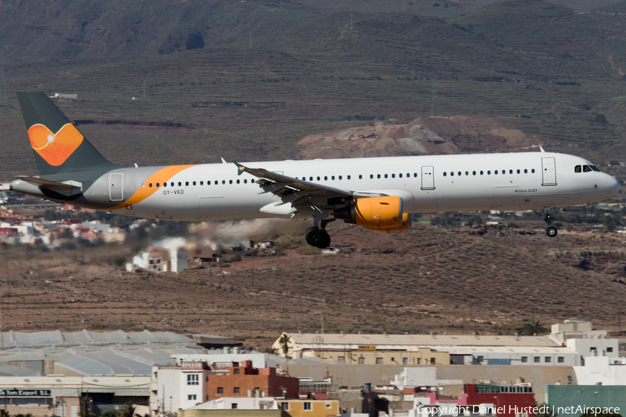 Sunclass Airlines Airbus A321-211 (OY-VKD) | Photo 413422