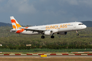 Sunclass Airlines Airbus A321-211 (OY-VKD) at  Palma De Mallorca - Son San Juan, Spain