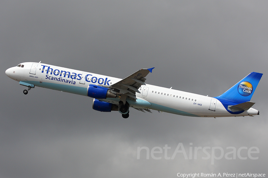 Thomas Cook Airlines Scandinavia Airbus A321-211 (OY-VKD) | Photo 282258