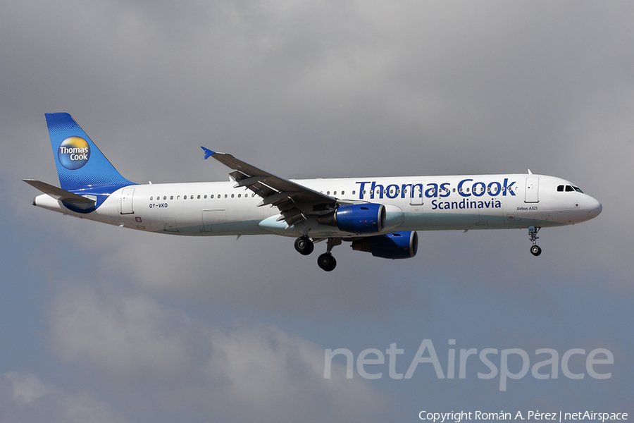 Thomas Cook Airlines Scandinavia Airbus A321-211 (OY-VKD) | Photo 282276