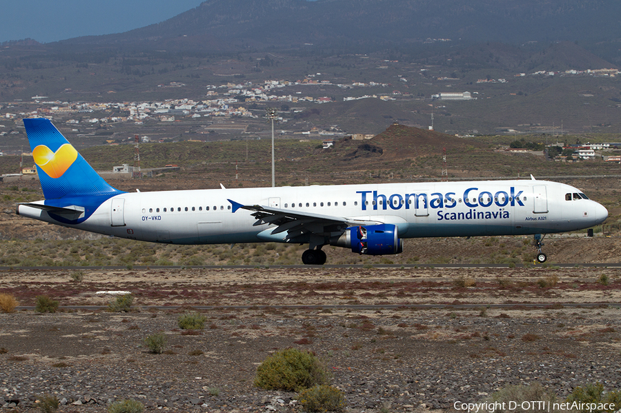 Thomas Cook Airlines Scandinavia Airbus A321-211 (OY-VKD) | Photo 479357