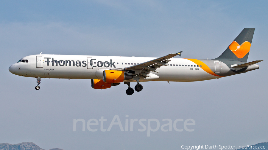 Thomas Cook Airlines Scandinavia Airbus A321-211 (OY-VKD) | Photo 267726