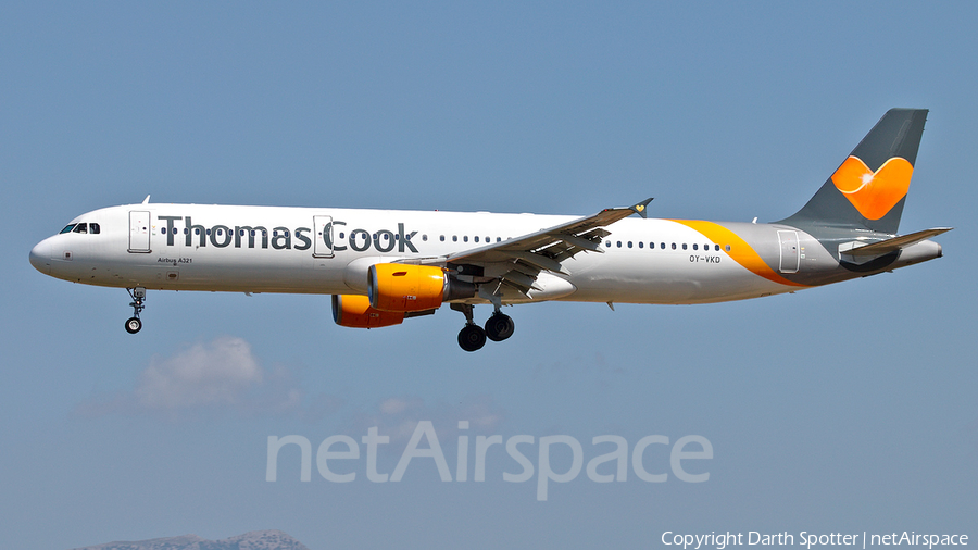 Thomas Cook Airlines Scandinavia Airbus A321-211 (OY-VKD) | Photo 267727