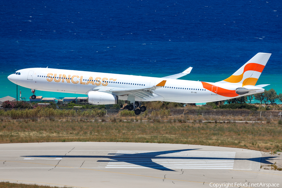 Sunclass Airlines Airbus A330-343X (OY-VKI) | Photo 538564