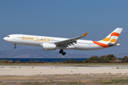 Sunclass Airlines Airbus A330-343X (OY-VKI) at  Rhodes, Greece