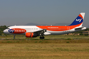 MyTravel Airways Airbus A320-214 (OY-VKM) at  Palma De Mallorca - Son San Juan, Spain