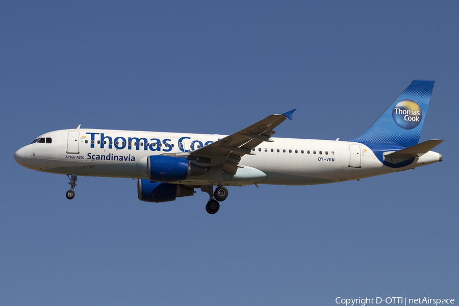 Thomas Cook Airlines Scandinavia Airbus A320-214 (OY-VKM) | Photo 414052