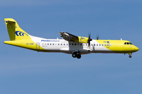 Mistral Air ATR 72-500 (OY-YAB) at  Rome - Fiumicino (Leonardo DaVinci), Italy