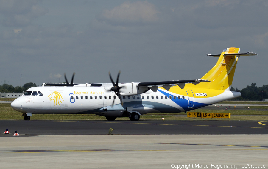 Express Airways ATR 72-500 (OY-YAN) | Photo 136014