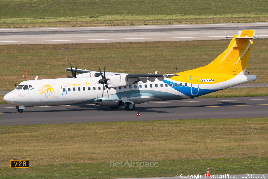 Express Airways ATR 72-500 (OY-YAN) | Photo 81757