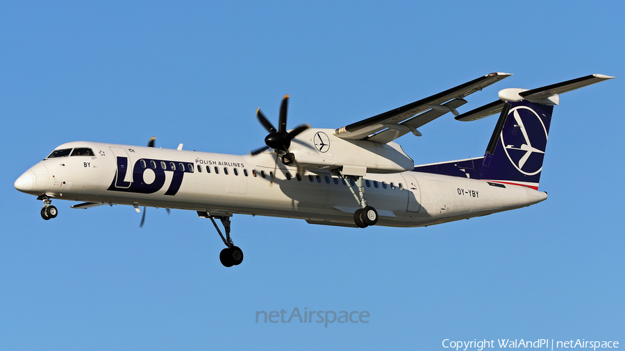LOT Polish Airlines Bombardier DHC-8-402Q (OY-YBY) | Photo 454332