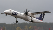 LOT Polish Airlines Bombardier DHC-8-402Q (OY-YBZ) at  Gdansk - Lech Walesa, Poland