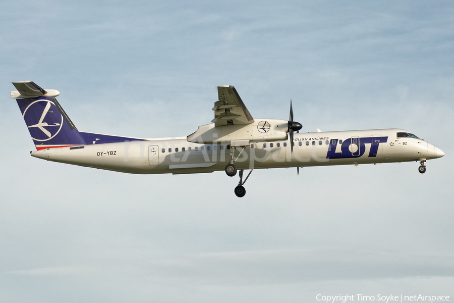 LOT Polish Airlines Bombardier DHC-8-402Q (OY-YBZ) | Photo 346150