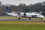 LOT Polish Airlines Bombardier DHC-8-402Q (OY-YBZ) at  Hamburg - Fuhlsbuettel (Helmut Schmidt), Germany