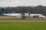 LOT Polish Airlines Bombardier DHC-8-402Q (OY-YBZ) at  Hamburg - Fuhlsbuettel (Helmut Schmidt), Germany
