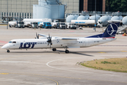 LOT Polish Airlines Bombardier DHC-8-402Q (OY-YBZ) at  Berlin - Tegel, Germany