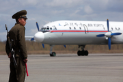 Air Koryo Ilyushin Il-18D (P-835) at  Samjiyon, North Korea