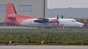 Travel Air Fokker 50 (P2-TAH) at  Maastricht-Aachen, Netherlands