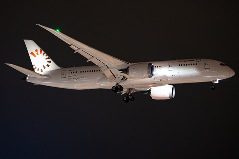 Comlux Aruba Boeing 787-8 Dreamliner (P4-787) at  Hamburg - Fuhlsbuettel (Helmut Schmidt), Germany