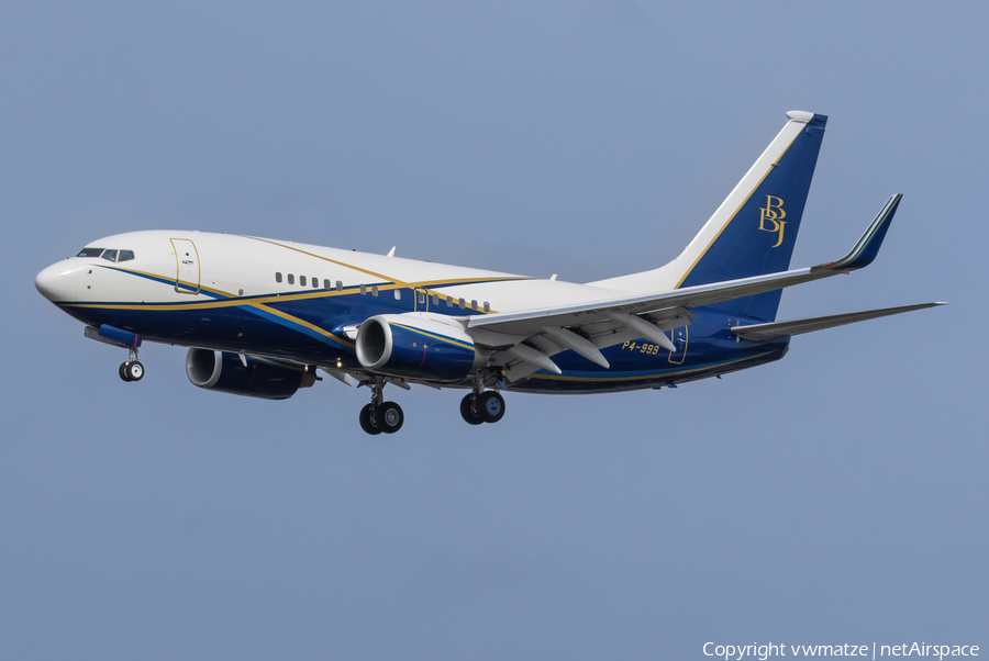 (Private) Boeing 737-7BC(BBJ) (P4-999) | Photo 680240