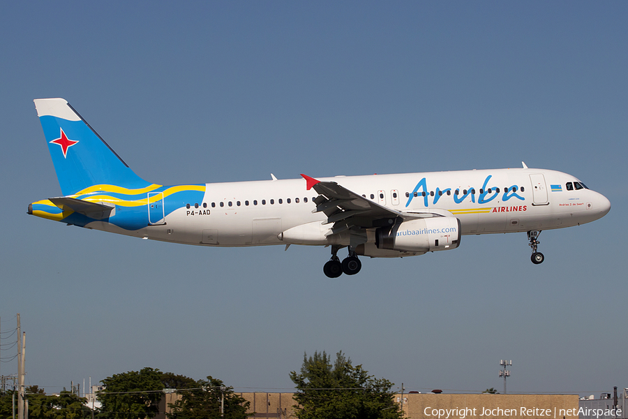 Aruba Airlines Airbus A320-232 (P4-AAD) | Photo 112693