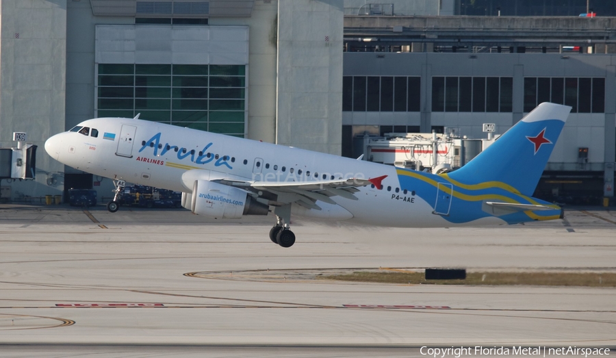 Aruba Airlines Airbus A319-111 (P4-AAE) | Photo 407439