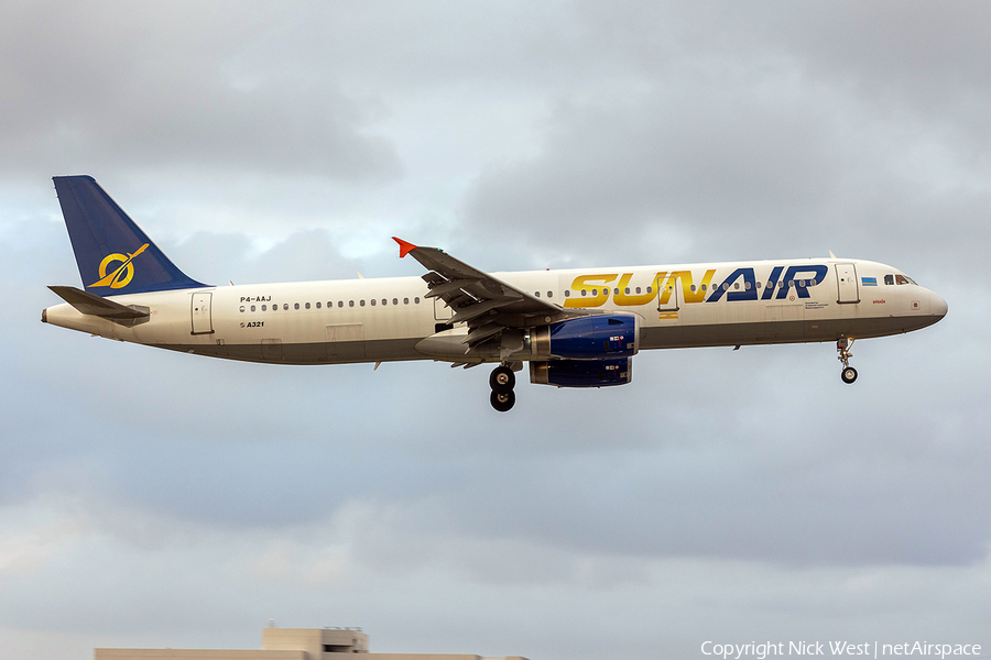 Sunair Airbus A321-231 (P4-AAJ) | Photo 553106