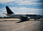 Dinar Lineas Aereas Boeing 737-281(Adv) (P4-ARA) at  Buenos Aires - Jorge Newbery Airpark, Argentina