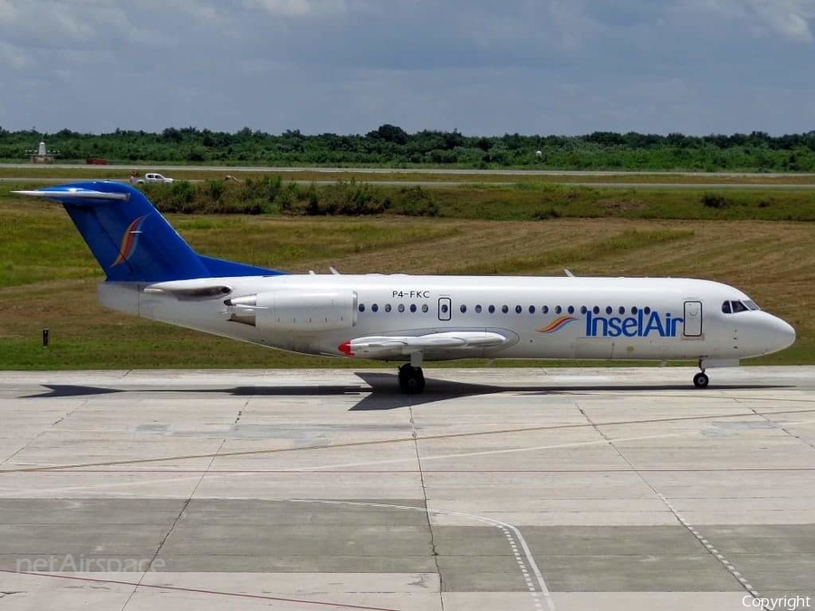 Insel Air Aruba Fokker 70 (P4-FKC) | Photo 116446