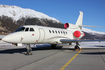 Global Jet Luxembourg Dassault Falcon 50EX (P4-JET) at  Samedan - St. Moritz, Switzerland