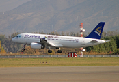 Air Astana Airbus A320-232 (P4-KBA) at  Almaty - International, Kazakhstan