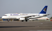 Air Astana Airbus A320-232 (P4-KBA) at  Almaty - International, Kazakhstan