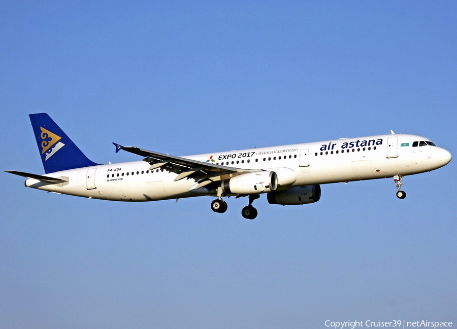 Air Astana Airbus A321-231 (P4-KDA) | Photo 180420