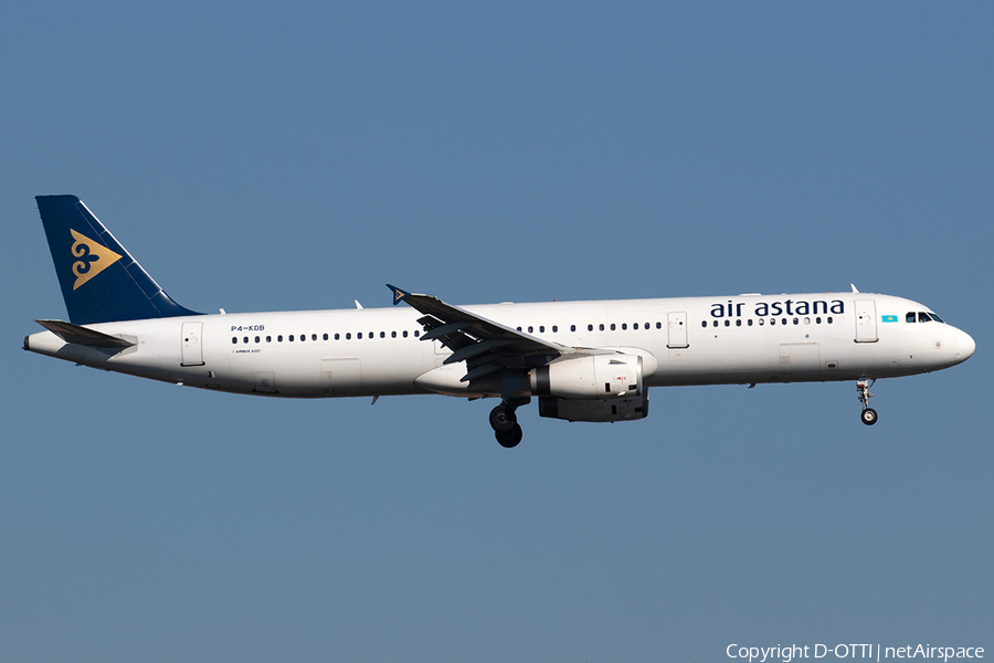 Air Astana Airbus A321-231 (P4-KDB) | Photo 309355