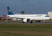 Air Astana Airbus A321-271NX (P4-KGB) at  Hamburg - Finkenwerder, Germany