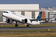 Air Astana Airbus A321-271NX (P4-KGB) at  Hamburg - Finkenwerder, Germany