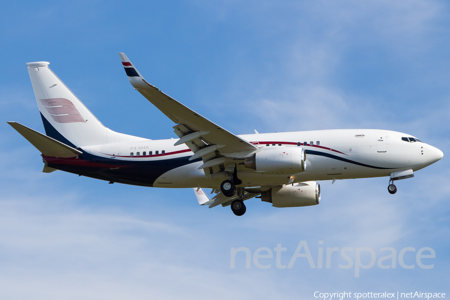 VipJet Boeing 737-7HZ(BBJ) (P4-MAK) | Photo 113091