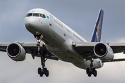 Air Astana Boeing 757-28A (P4-MAS) at  London - Heathrow, United Kingdom