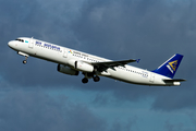 Air Astana Airbus A321-231 (P4-NAS) at  Amsterdam - Schiphol, Netherlands