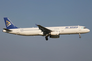 Air Astana Airbus A321-231 (P4-NAS) at  Amsterdam - Schiphol, Netherlands