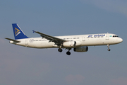 Air Astana Airbus A321-231 (P4-NAS) at  Amsterdam - Schiphol, Netherlands