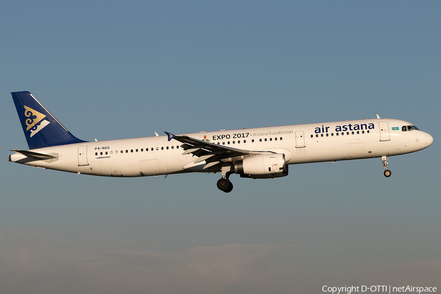 Air Astana Airbus A321-231 (P4-NAS) | Photo 609359