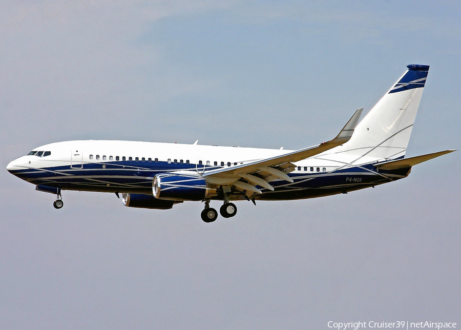 (Private) Boeing 737-7HZ(BBJ) (P4-NGK) | Photo 118665