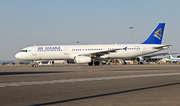 Air Astana Airbus A321-231 (P4-OAS) at  Almaty - International, Kazakhstan